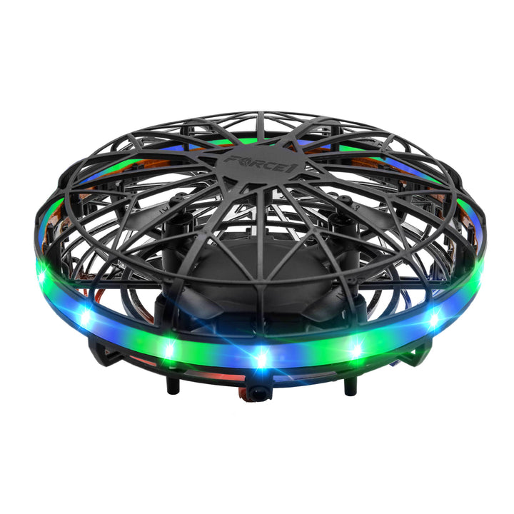 Scoot LED Hand Operated Drone Green/Blue