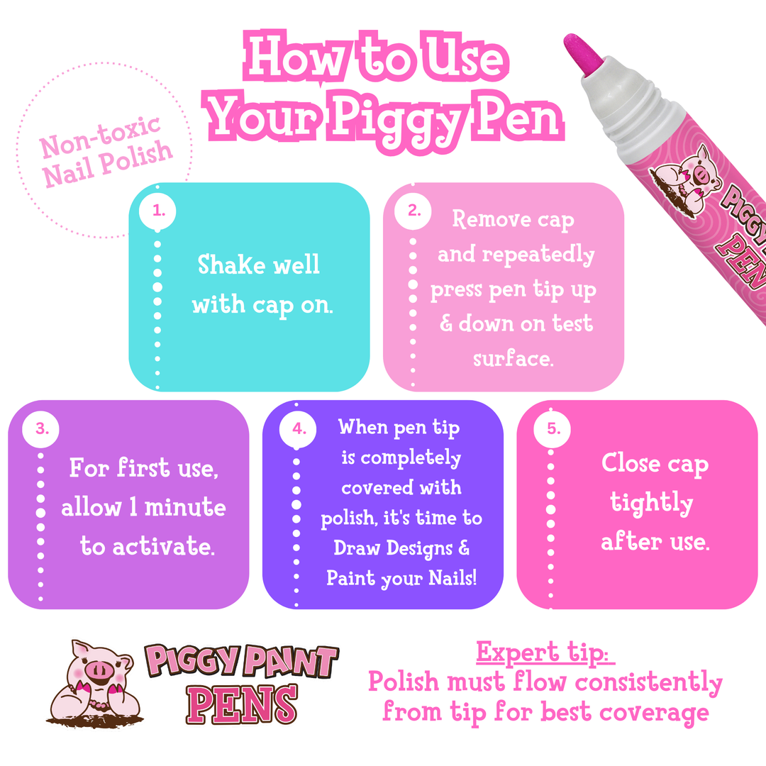 Pink Nail Polish Paint Pen