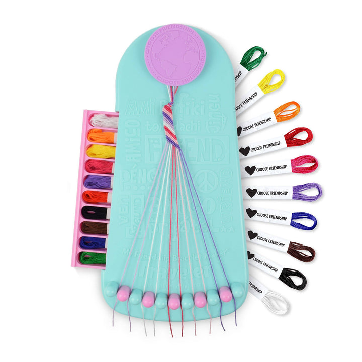My Friendship Bracelet Maker DIY Craft Kit Blush Pink