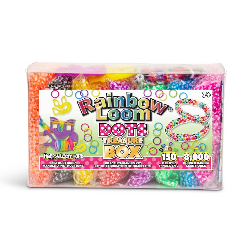 Rainbow Loom Treasure Box Dots