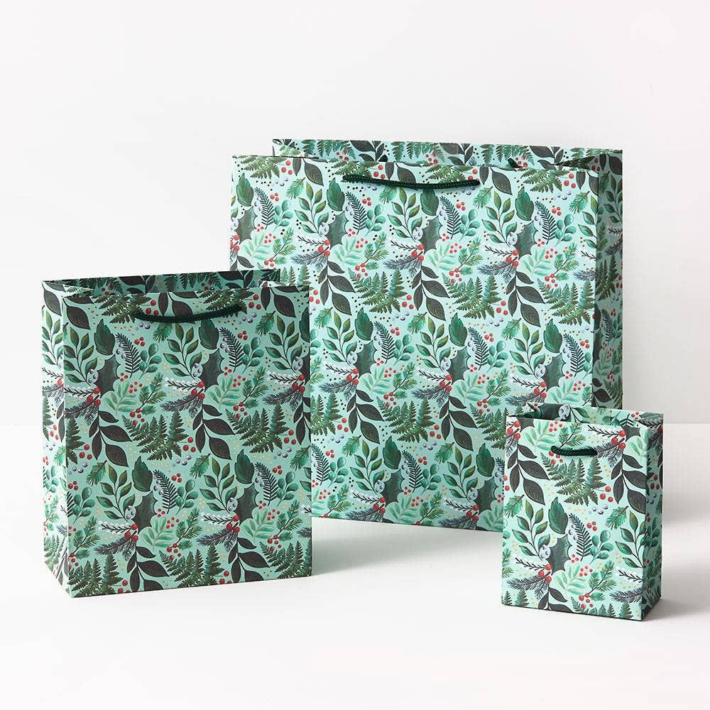 Painterly Botanical Gift Bag: Medium