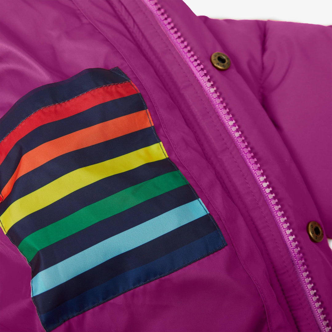 Kids parka puffer coat: Navy Blue