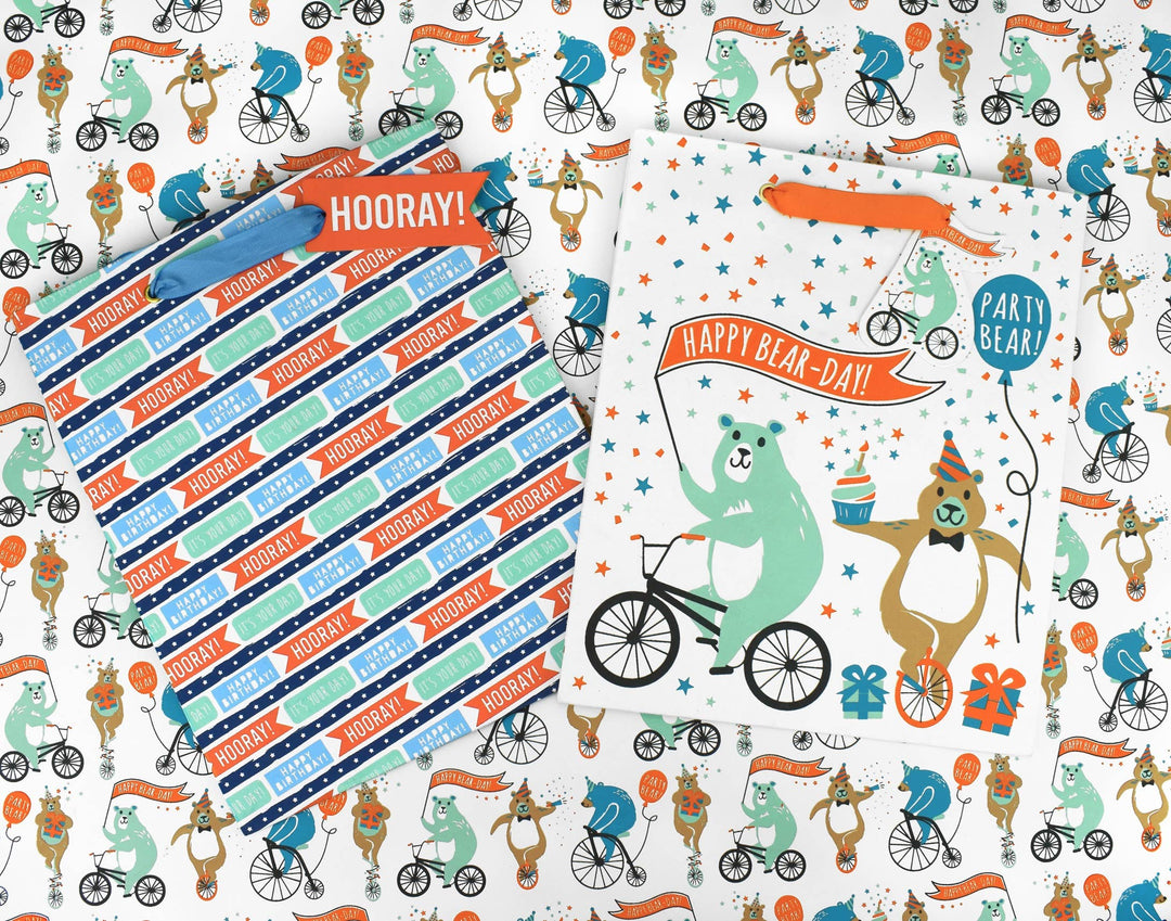 Happy Bearday Large Gift Bag