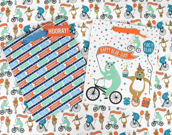 Happy Bearday Large Gift Bag