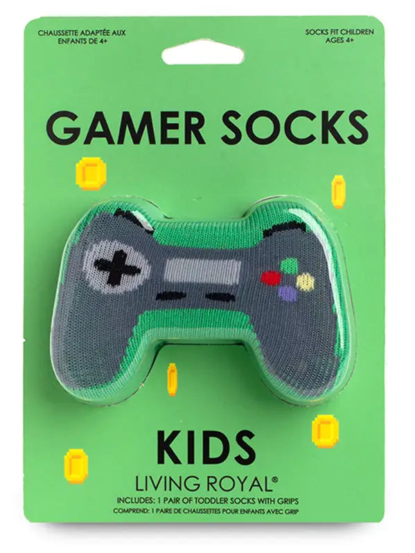 Kids Game Controller 3D Packaged Socks