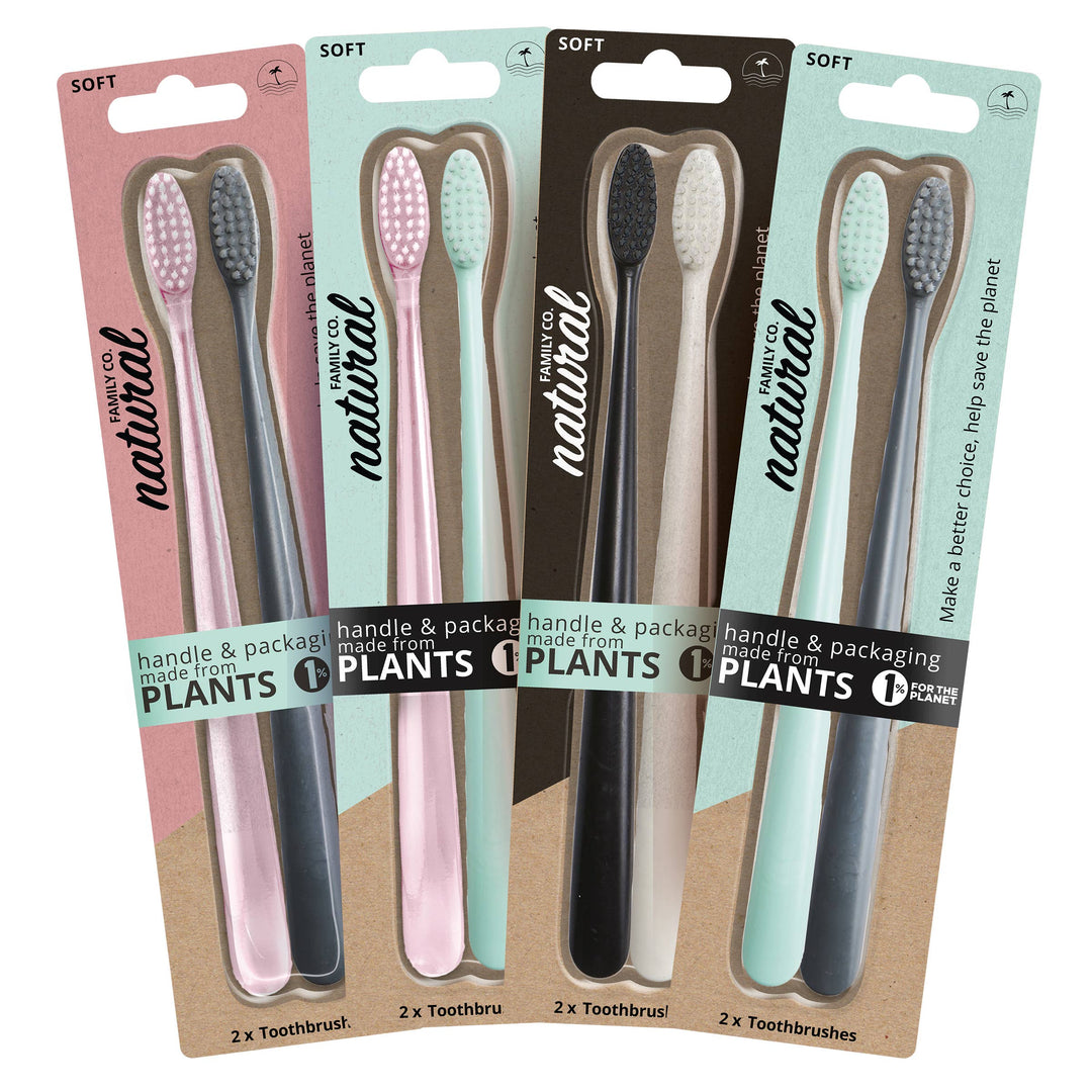 Toothbrush Twin Pk - Assorted Colors