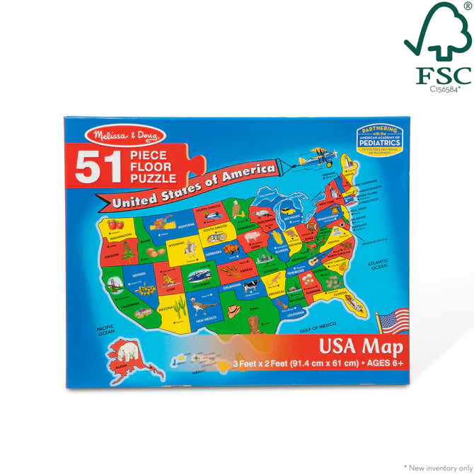 USA Floor Puzzle