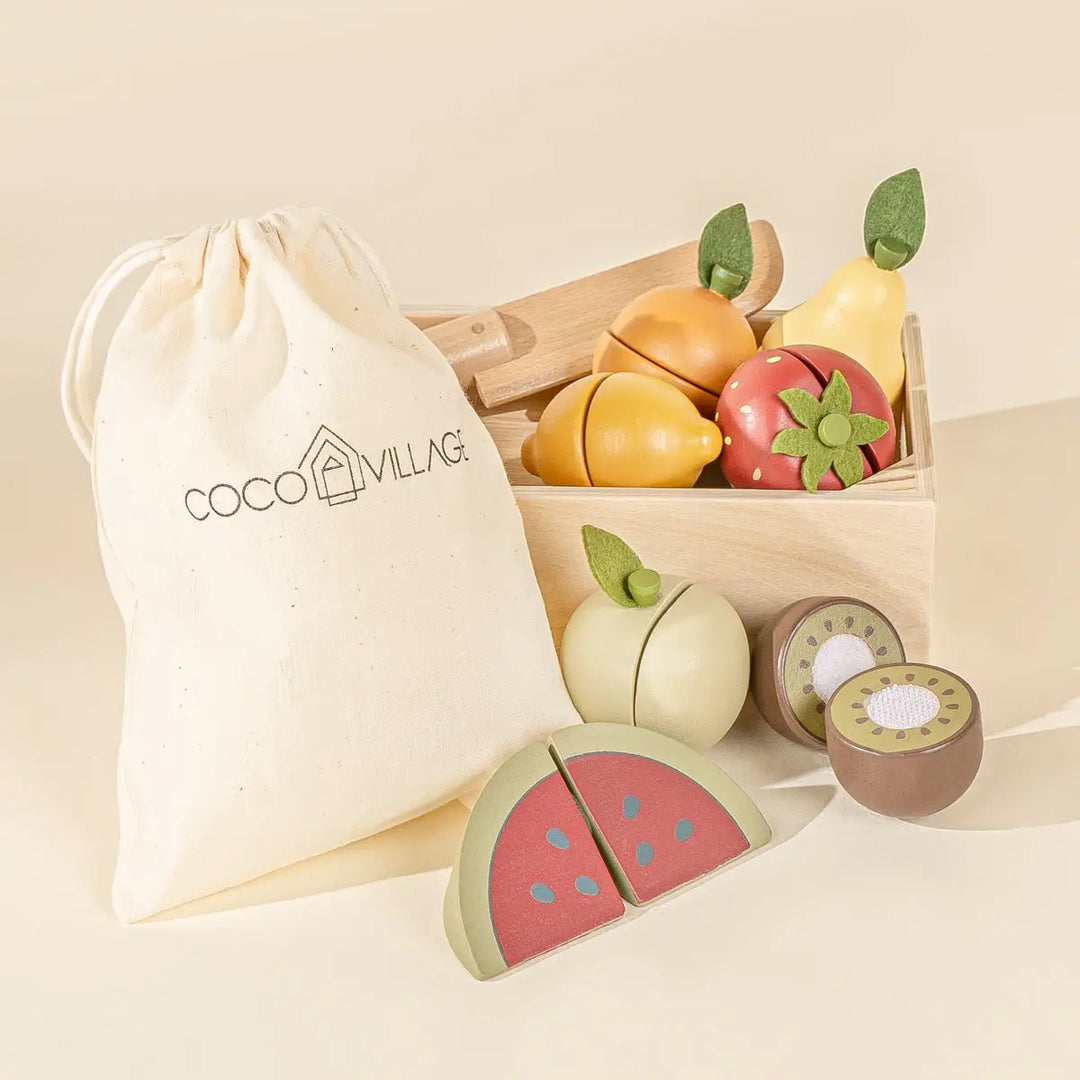 Fruits Wooden Play Food