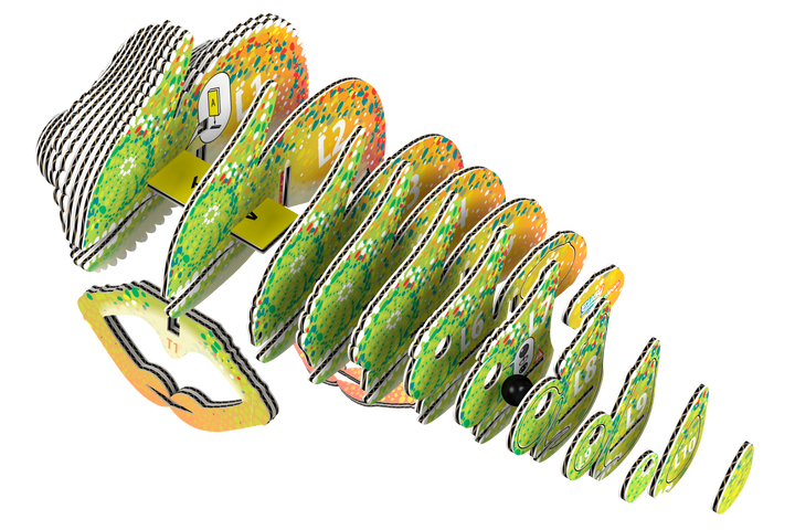 Chameleon 3D Puzzle