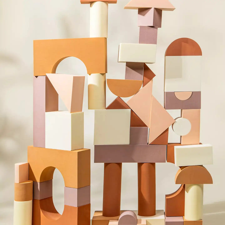 Orange Foam Blocks (48 pcs)