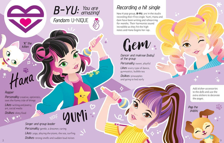 Sticker Dolly Dressing K-Pop