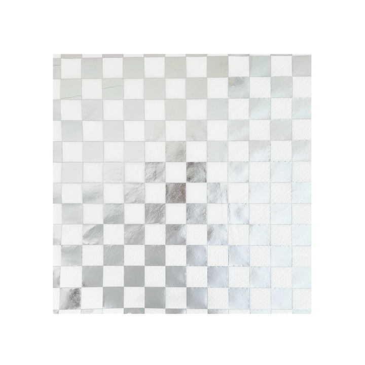 Check Cocktail Napkins - 20 Pk Peaches N' Cream