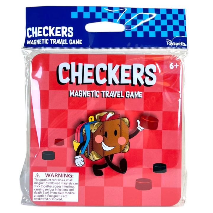 On the Way Games Magnetic Checkers, Travel Game