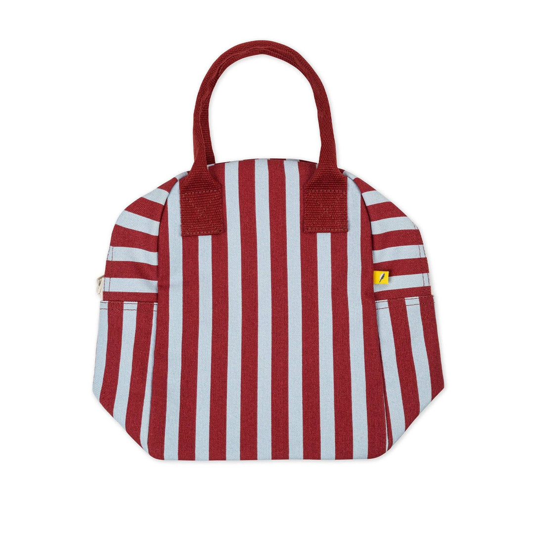 Zipper Lunch - Awning Stripe Chili Pepper