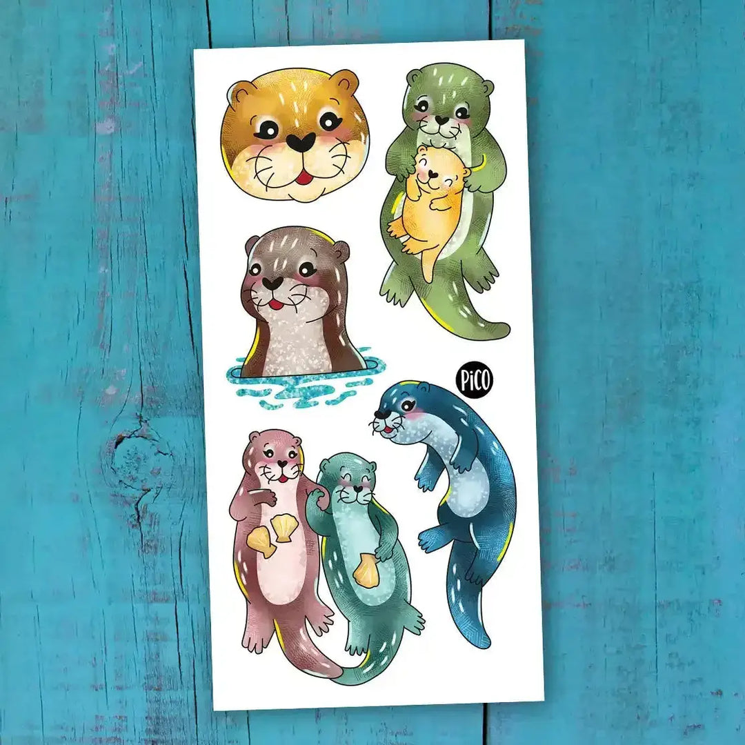 Otter Temporary Tattoos