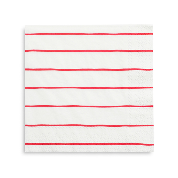 Striped Petite Napkins - 16 Pk Lilac Purple
