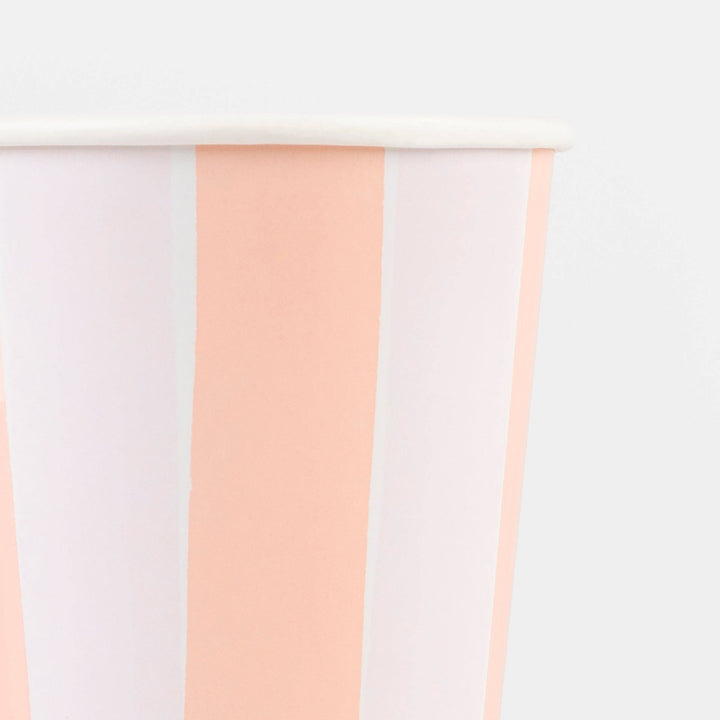 Pastel Stripe Cups