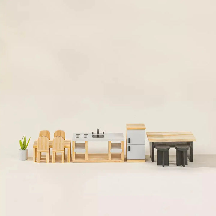 Kitchen Wooden Doll House Furniture