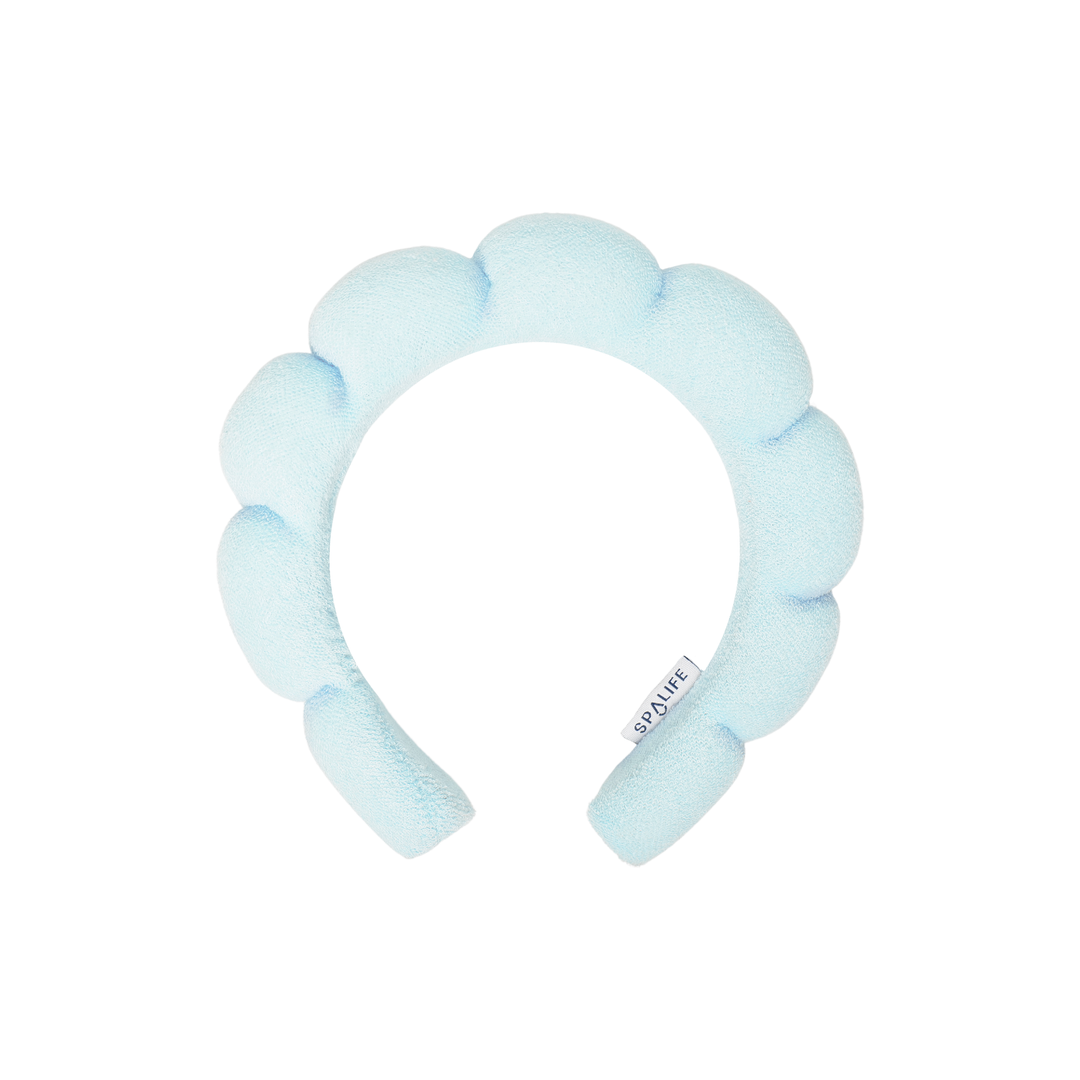 Bubble Skincare Headband: Blue