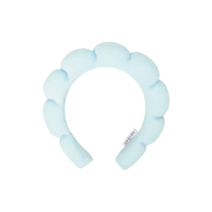 Bubble Skincare Headband: Blue