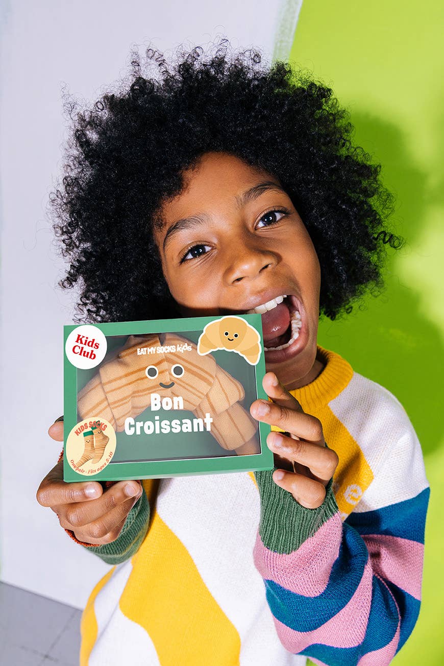 Bon Croissant 3D Socks, Kids
