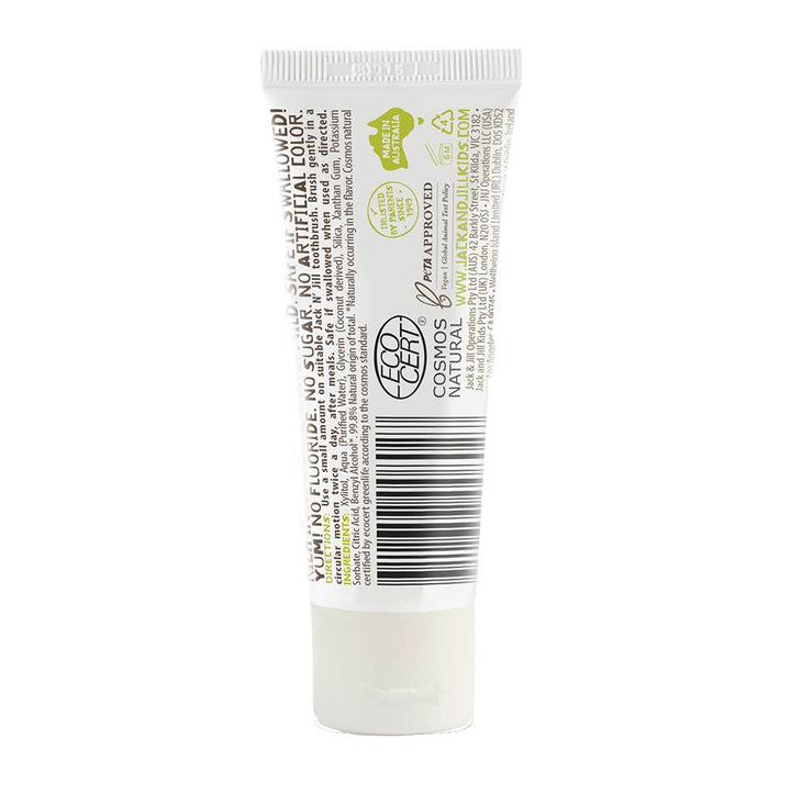 Flavor Free Natural Certified Kids Toothpaste