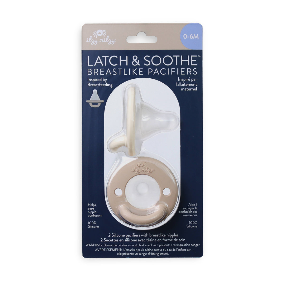Latch & Soothe Breastlike Pacifier - Pink