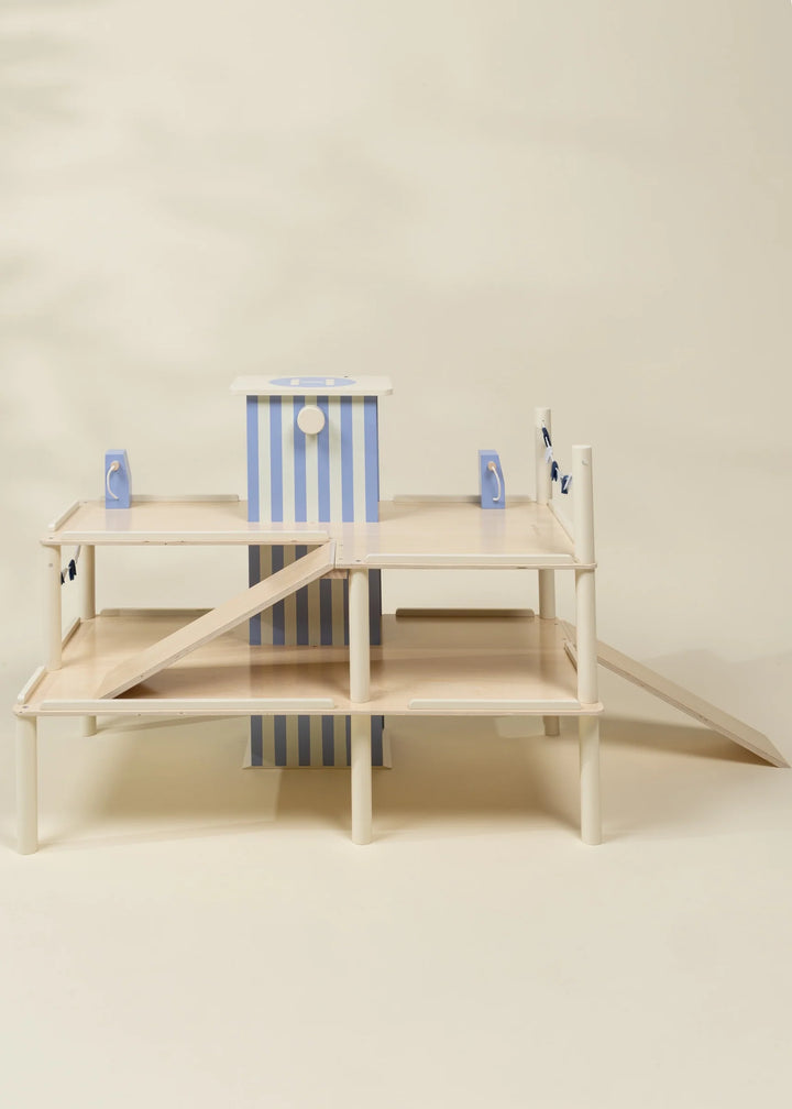 Wooden Parking Garage Playset