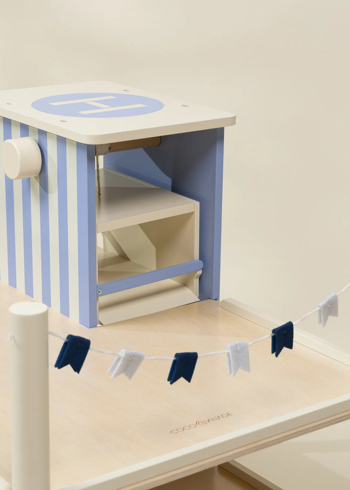 Wooden Parking Garage Playset