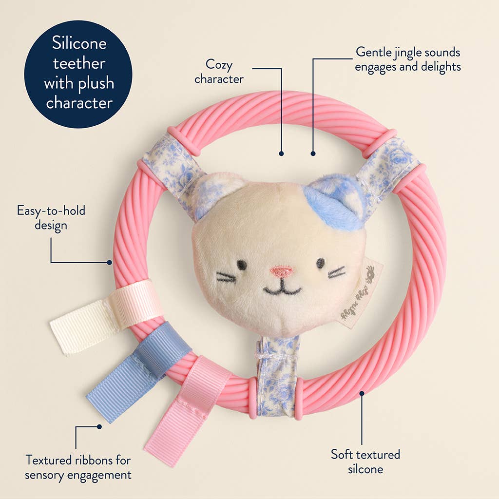 Teething Ring: Pink Kitty