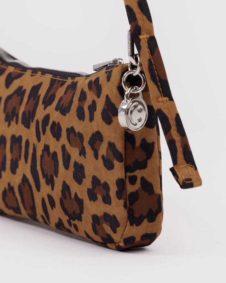 Nylon Pochette Purse - Leopard