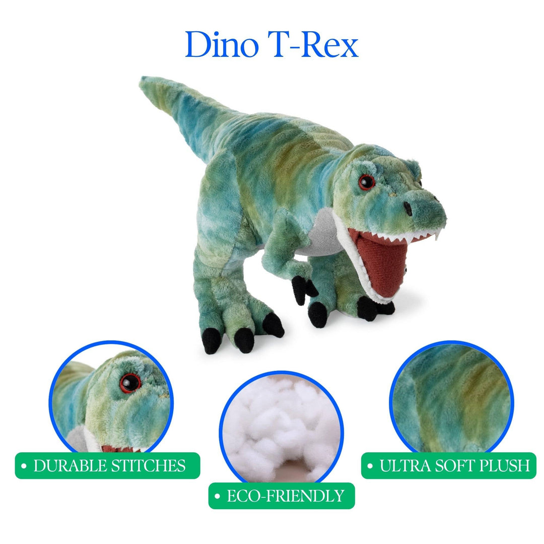 Dino T-Rex Green 15"