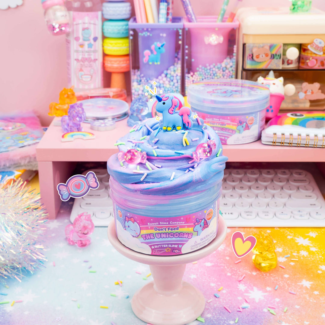 Don't Feed the Unicorns Butter Slime