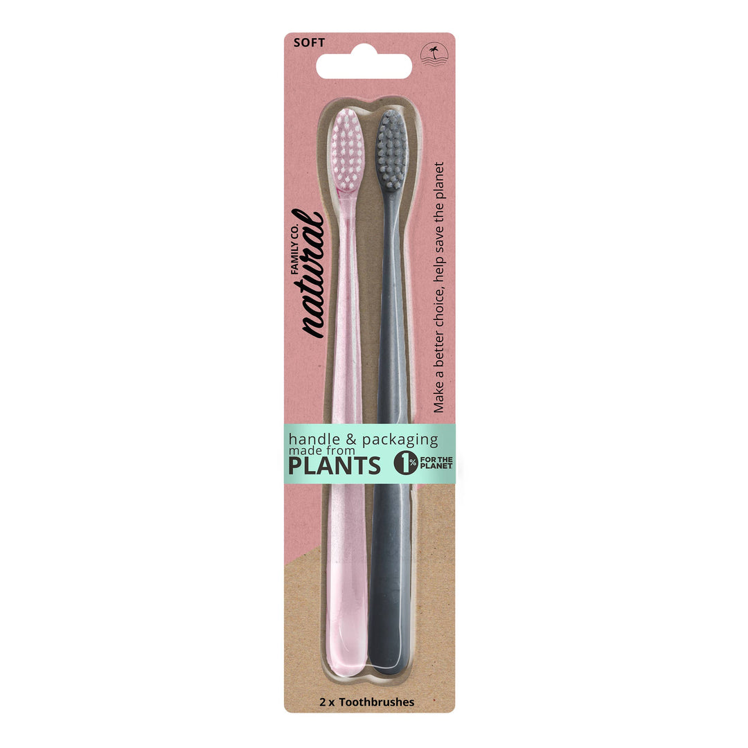 Toothbrush Twin Pk - Assorted Colors