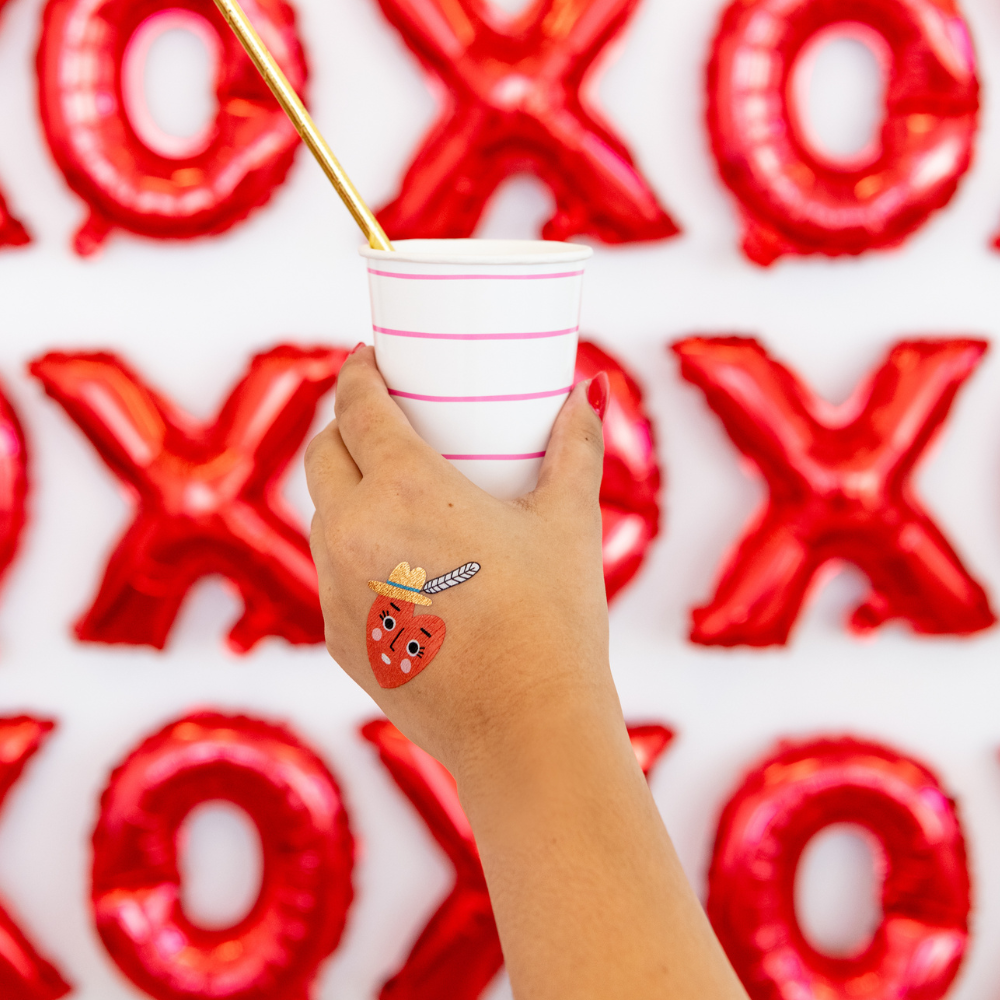 Heartbeat Gang Temporary Tattoos