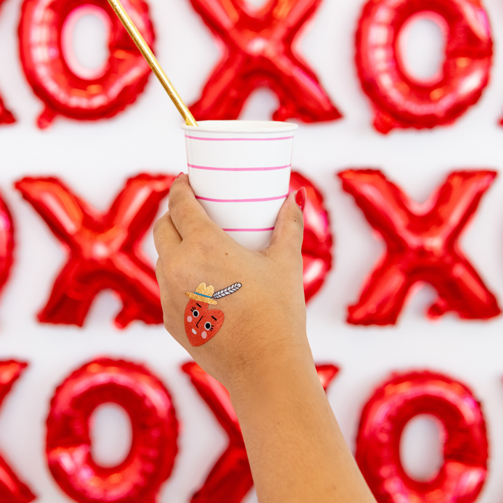 Heartbeat Gang Temporary Tattoos