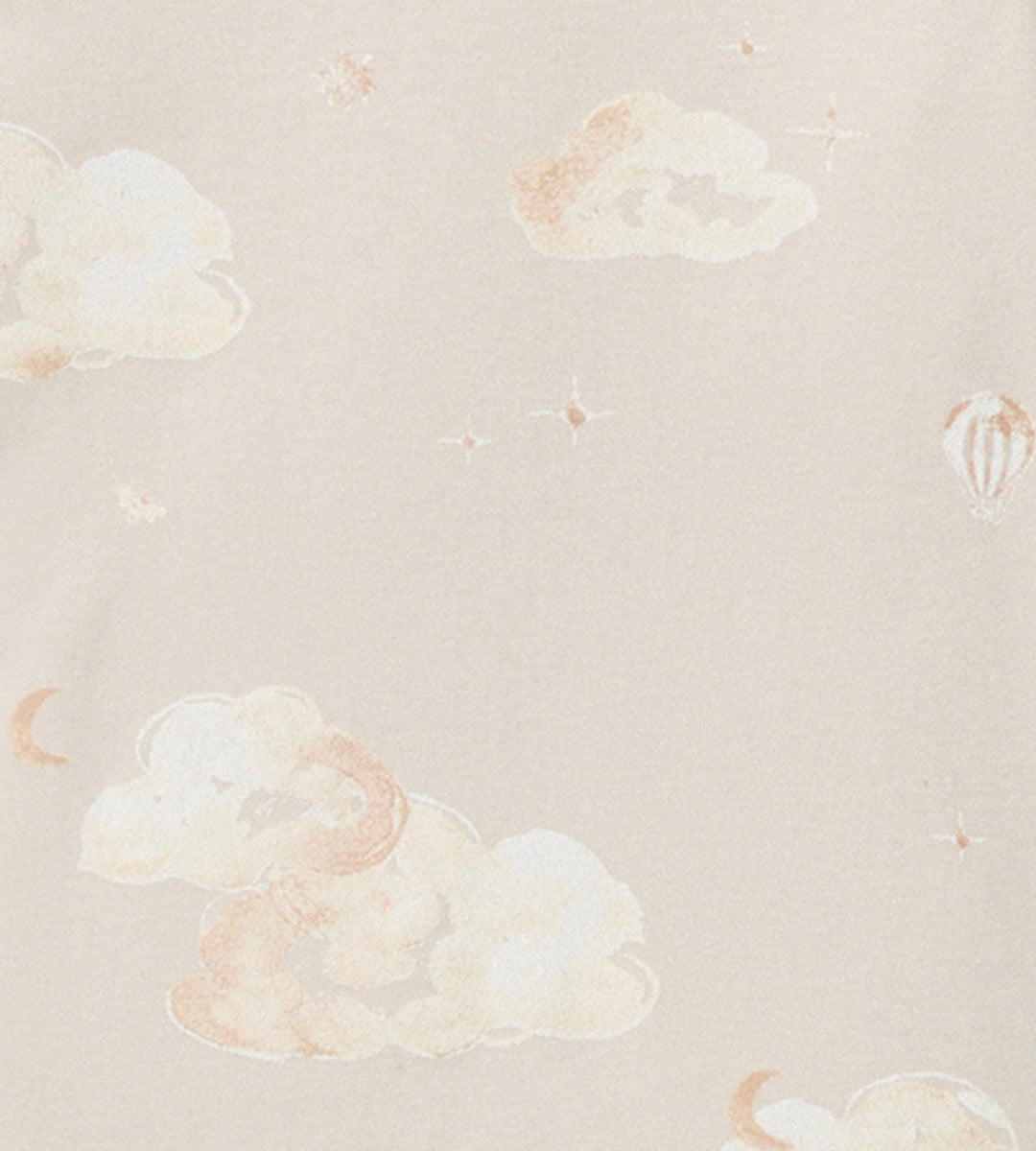 Good Night Sky Organic Cotton Sleep & Play - Limestone: Limestone / Newborn