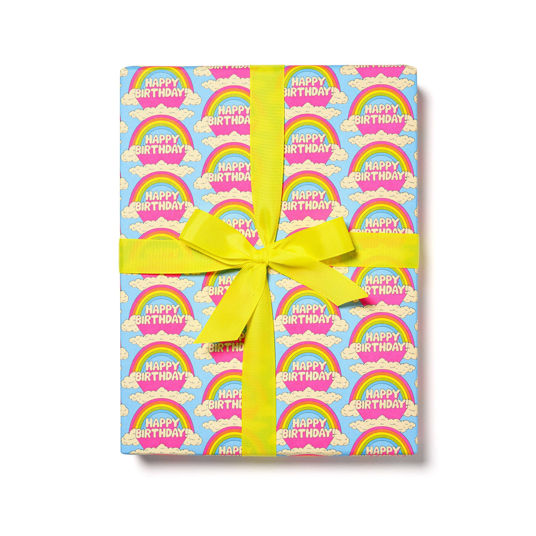 All Over Rainbows wrapping paper: Roll of 3 Sheets