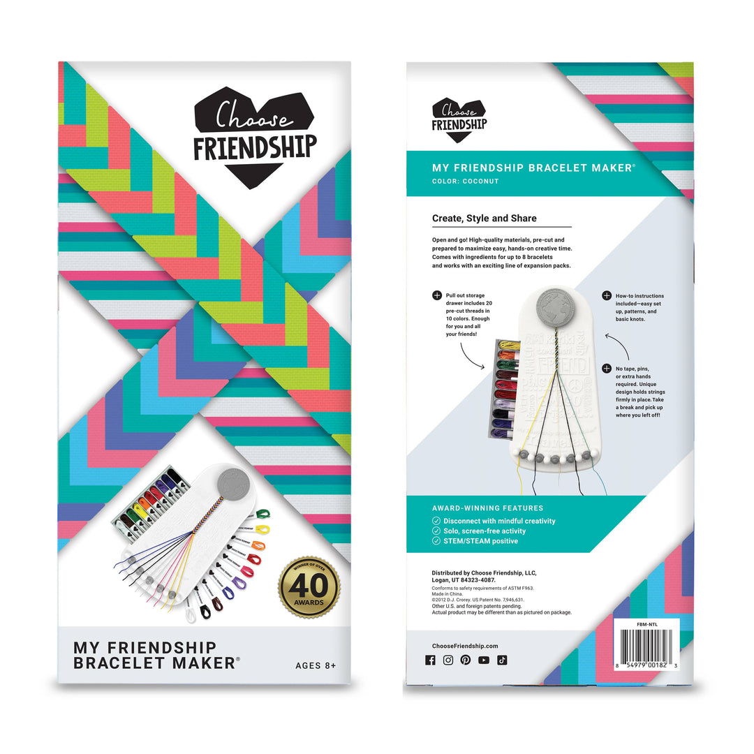 My Friendship Bracelet Maker DIY Craft Kit Blush Pink