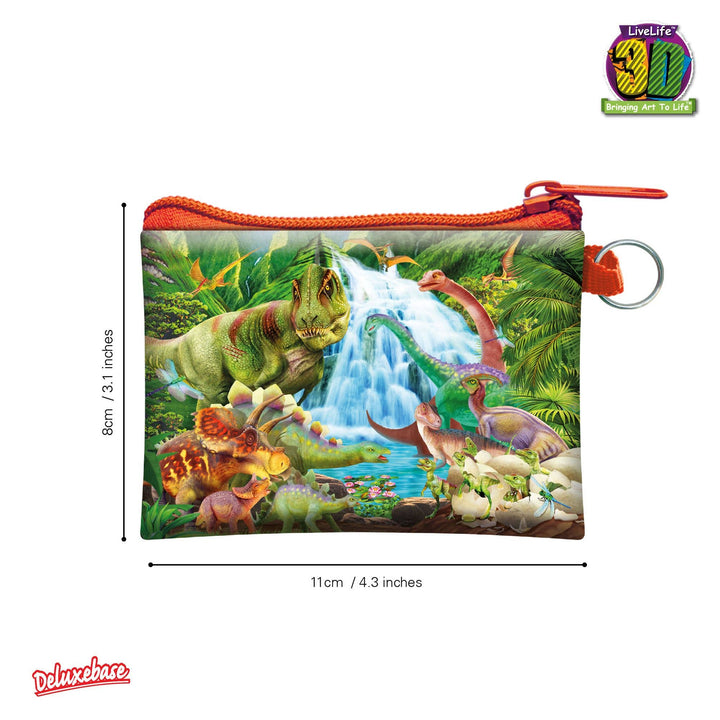 3D LiveLife Coin Purse - Dinosaur Mountain