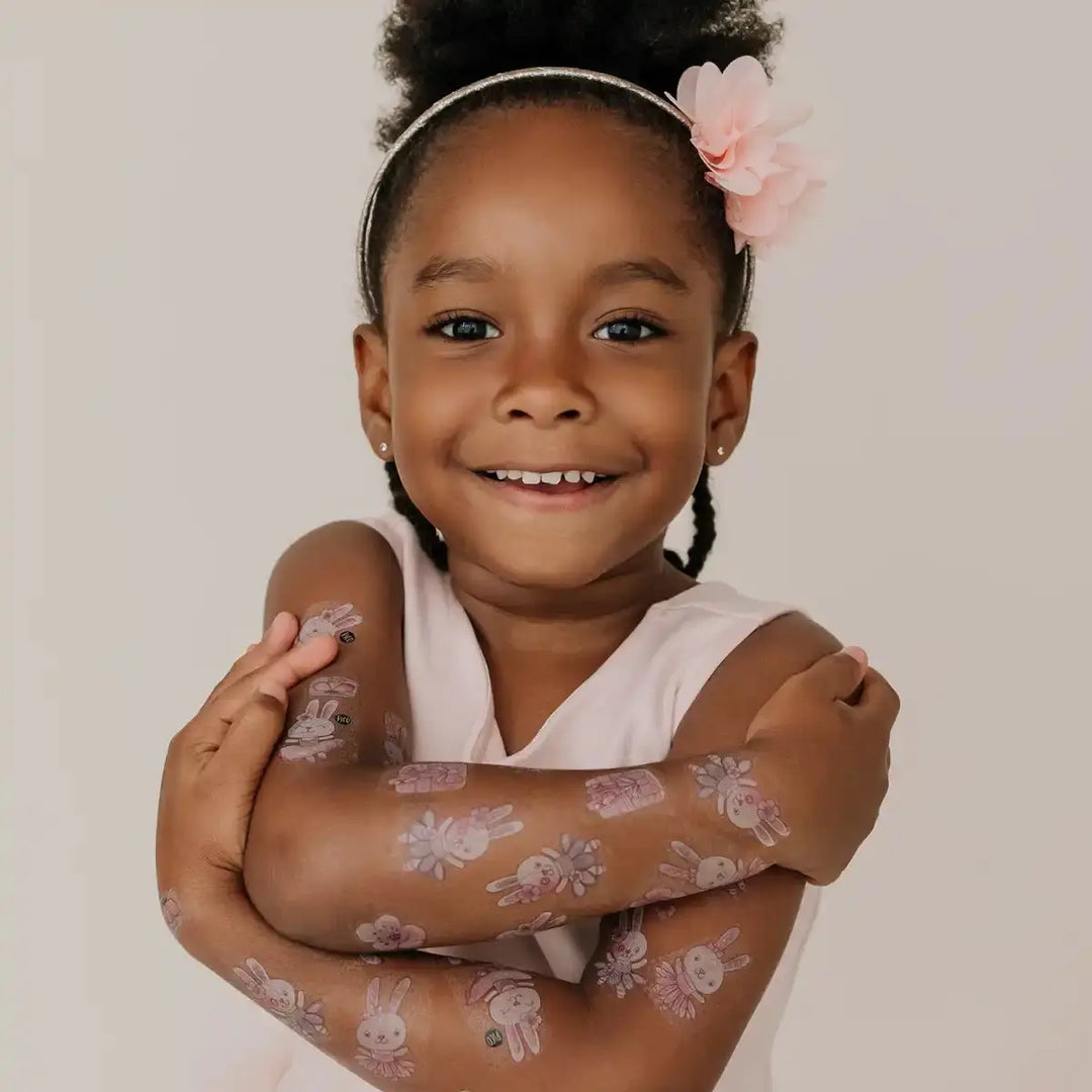 Ballet Bunnies Temporary Tattoos