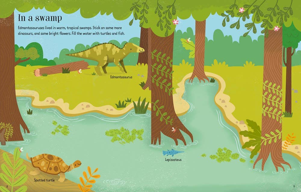 First Sticker Book Dinosaurs