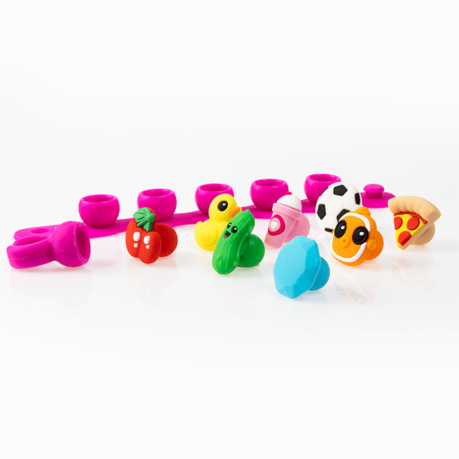 Blue Plip Charms