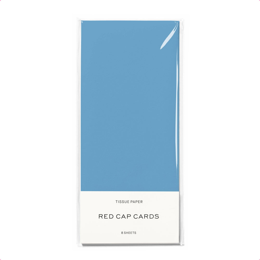 Light Blue tissue paper: 8 Sheets