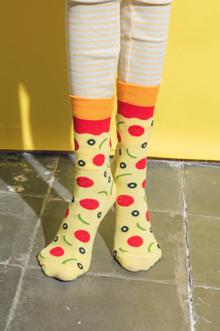 Napoli Pizza 3D Socks, Kids