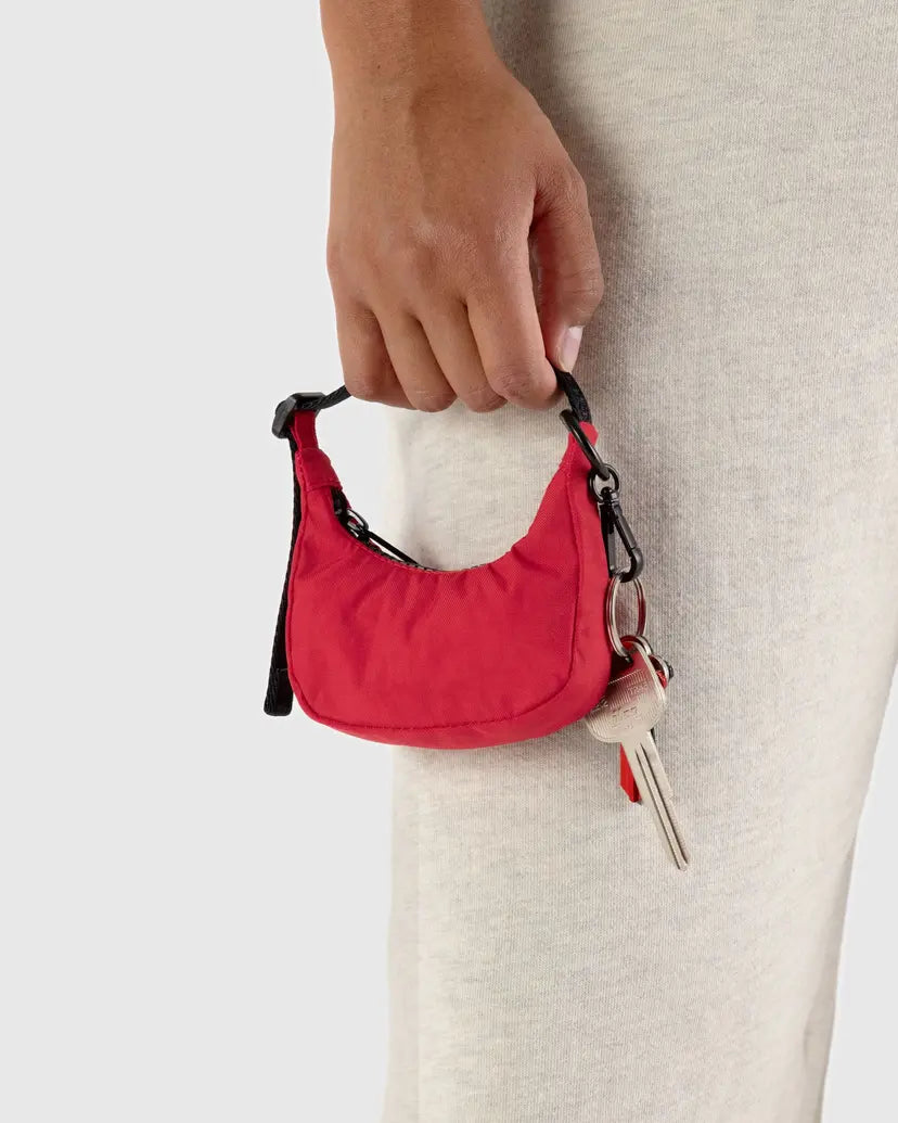 Crescent Bag Keychain Charm