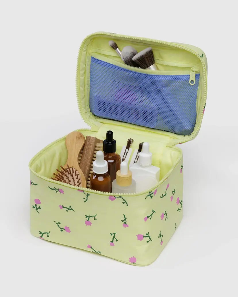 Cosmetic Case Large Painted Wildflower
