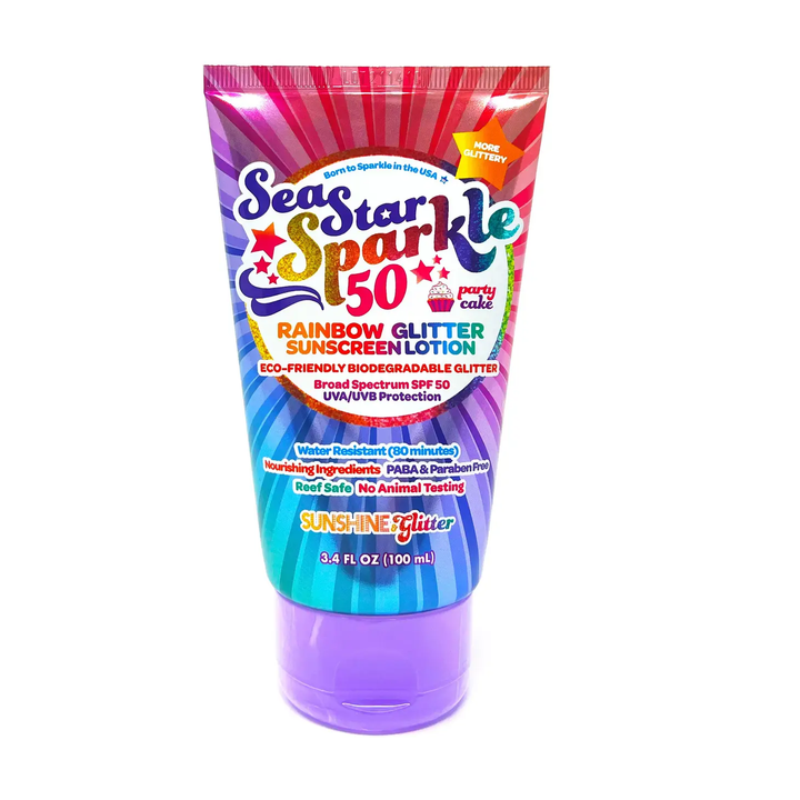 Sea Star Sparkle Cosmic Stardust SPF 50 Glitter Sunscreen