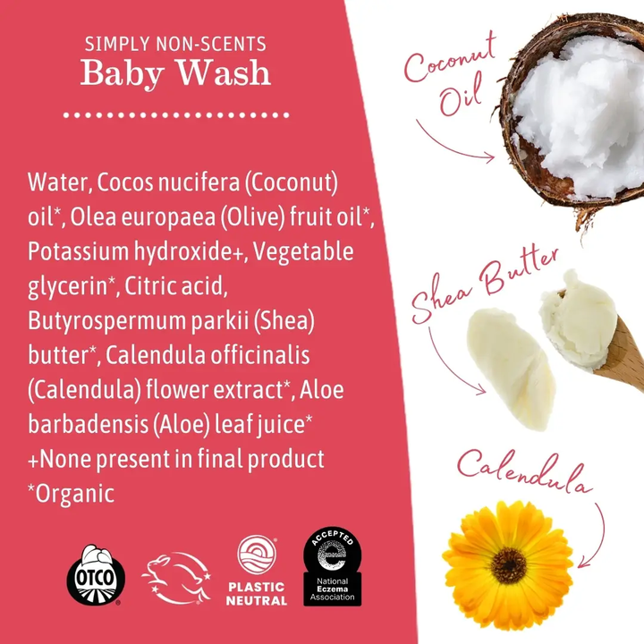 Unscented Baby Wash