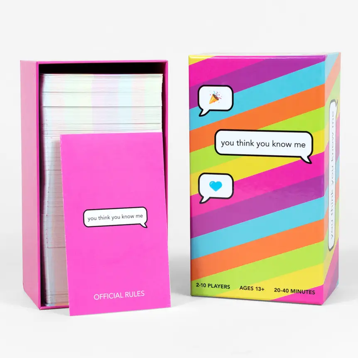 You Think You Know Me Card Game